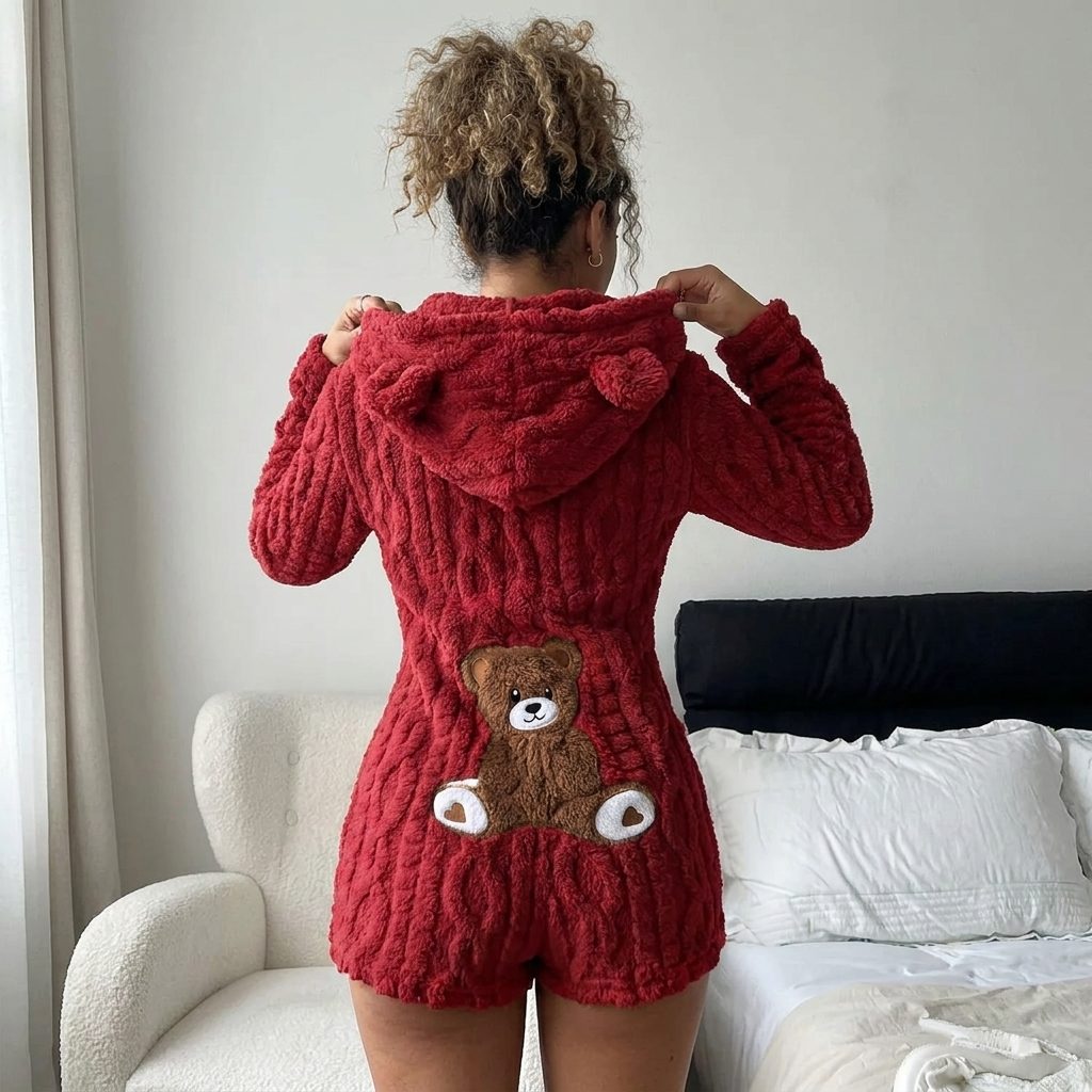Limosia Snuggly Bear Onesie — The Cozy Fleece Hug You'll Never Want to Take Off