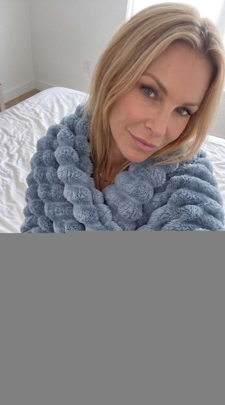 Cloud Rib Blanket at home