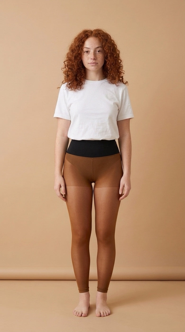 Limosia Sheer Fleece Tights worn