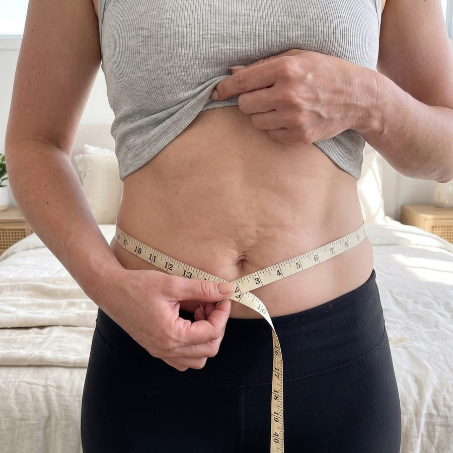 Measuring the waist