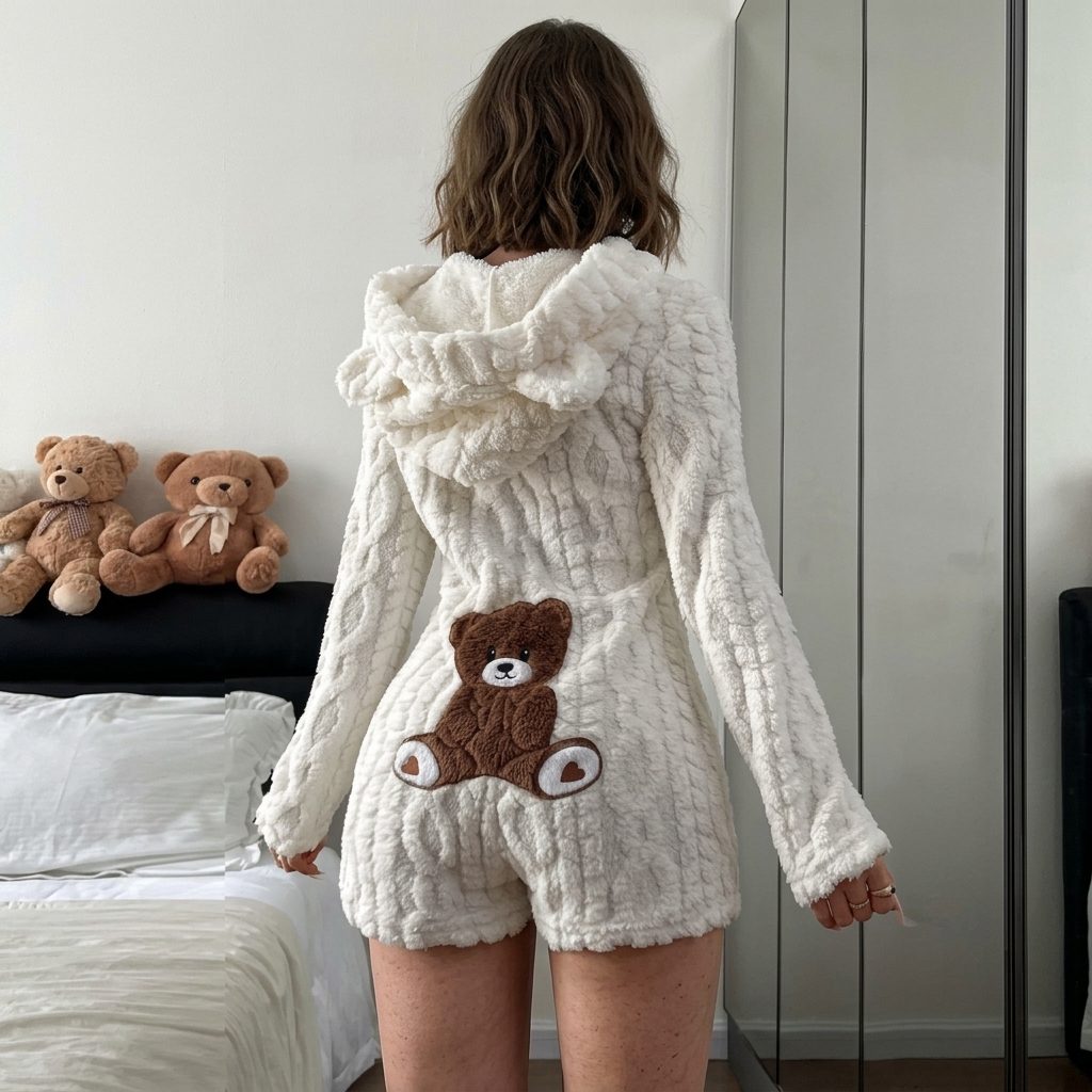 Limosia Snuggly Bear Onesie — The Cozy Fleece Hug You'll Never Want to Take Off