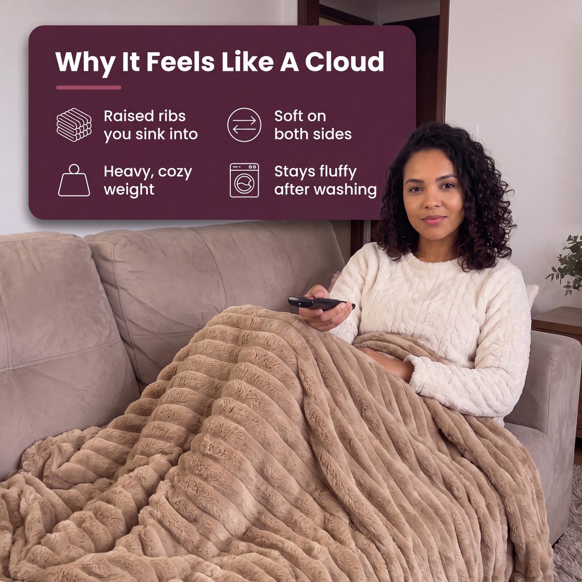 Why the Cloud Rib Blanket feels like a cloud