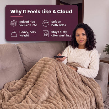Why the Cloud Rib Blanket feels like a cloud