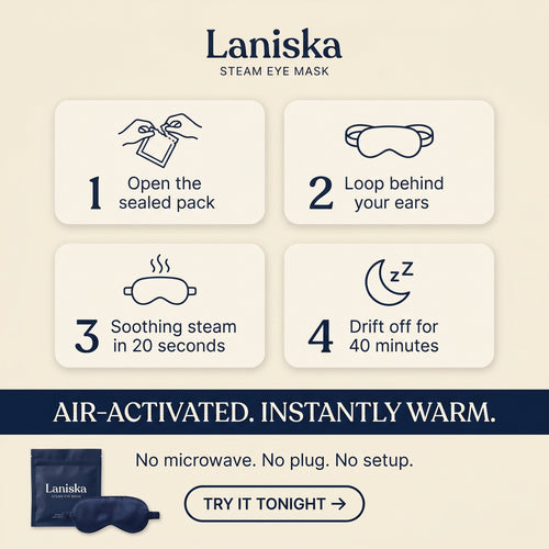 Calmr Steam Eye Mask – Heated Comfort