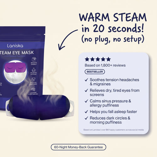 Calmr Steam Eye Mask – Heated Comfort