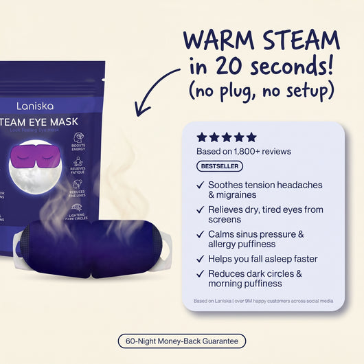 Calmr Steam Eye Mask – Heated Comfort