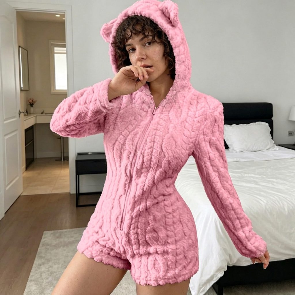 Limosia Snuggly Bear Onesie — The Cozy Fleece Hug You'll Never Want to Take Off