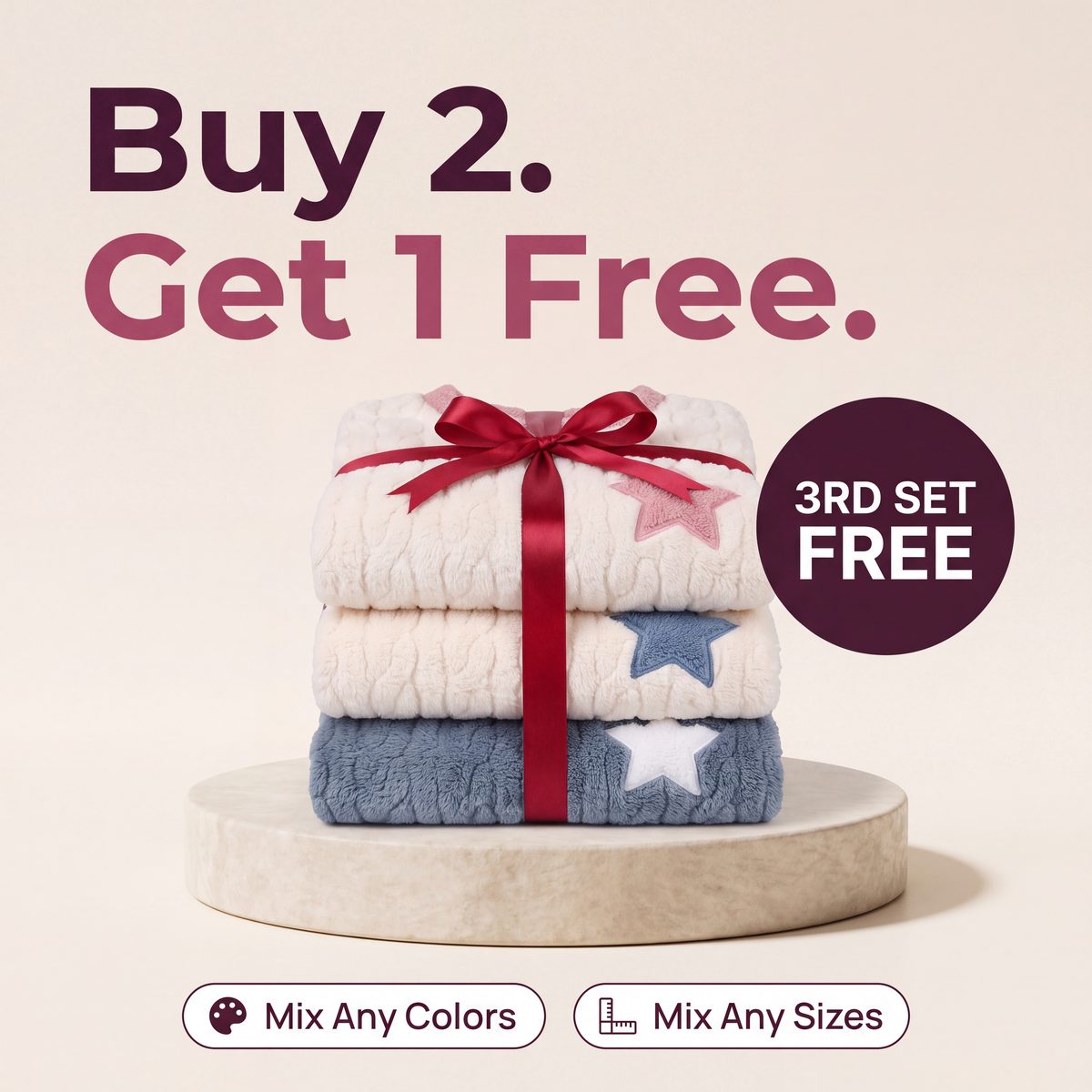Buy 2, get 1 free