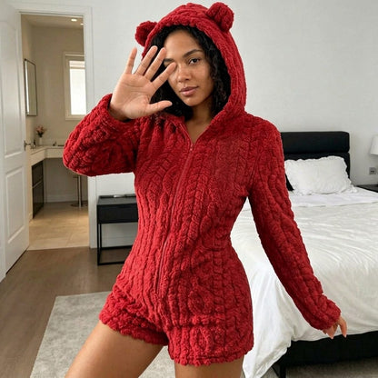 Limosia Snuggly Bear Onesie — The Cozy Fleece Hug You'll Never Want to Take Off