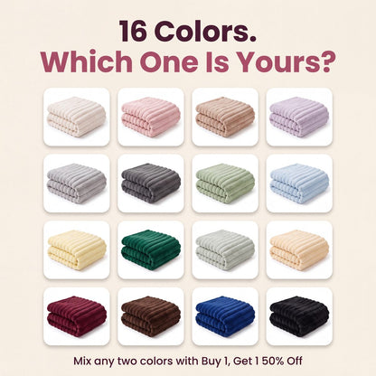 Cloud Rib Blanket in 16 colors
