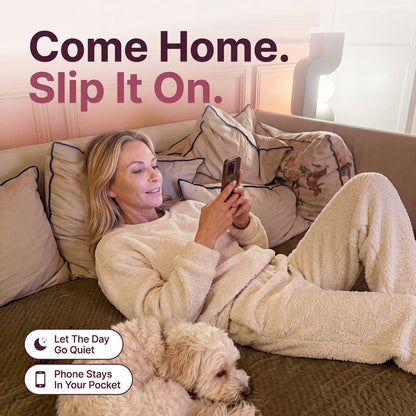 Come home and slip on the Cloud Teddy Set