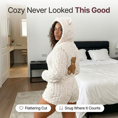 Limosia Snuggly Bear Onesie — The Cozy Fleece Hug You'll Never Want to Take Off