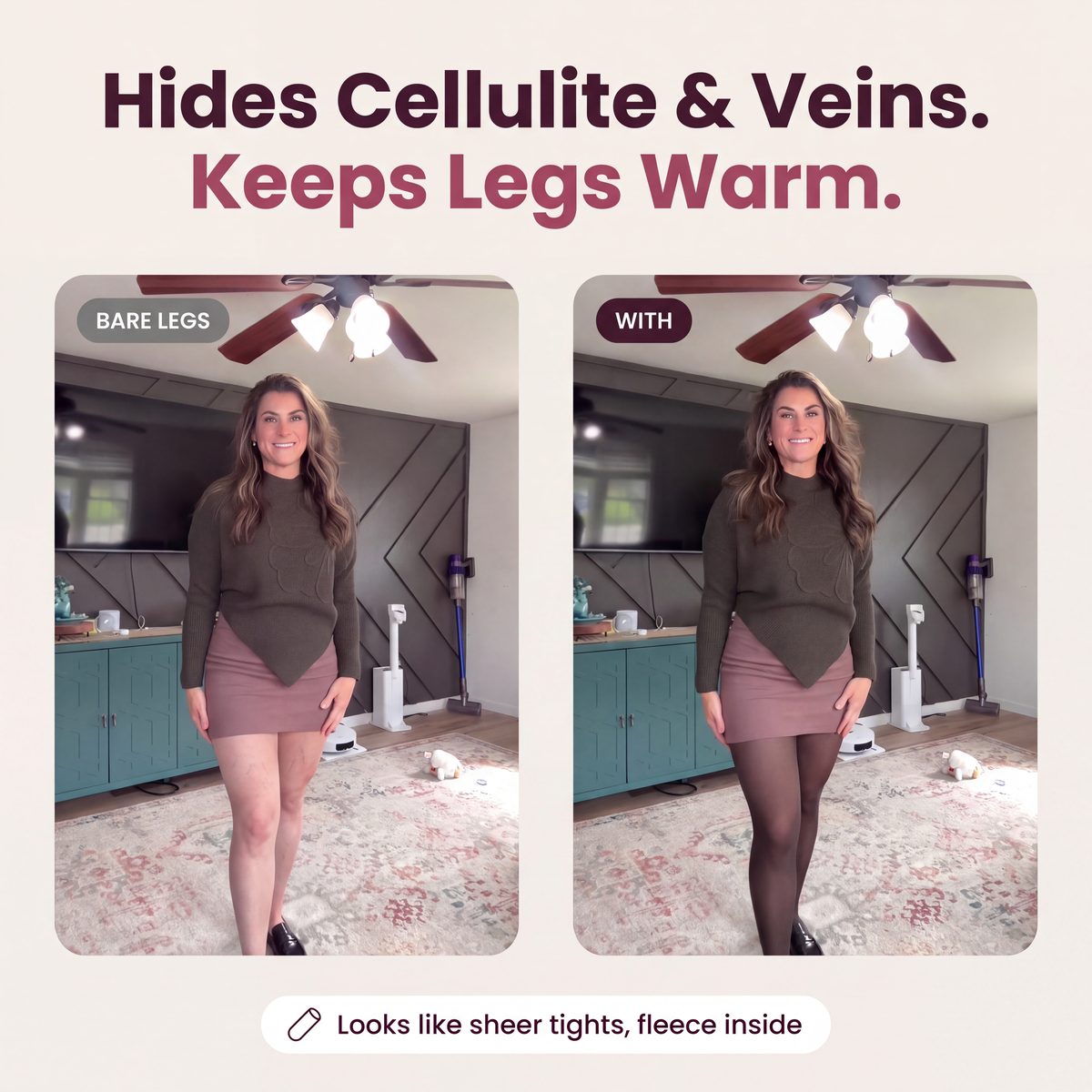 Limosia Sculpt & Warm Bodysuit Tights – Hides cellulite and veins, keeps legs warm