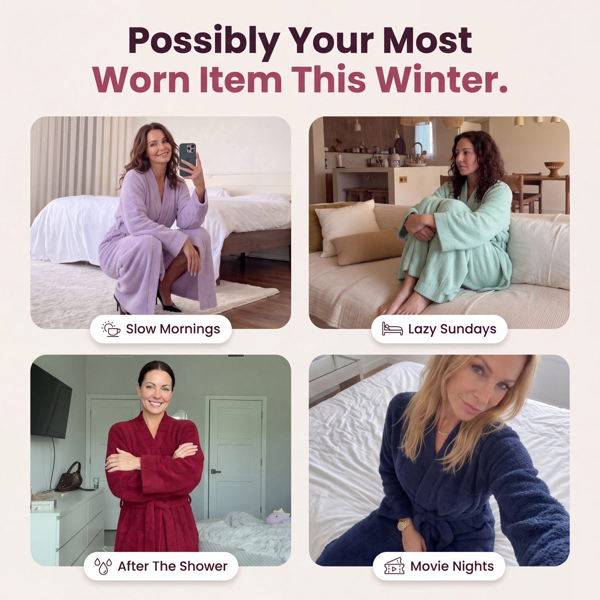 Limosia Cozy Plush Robe – Possibly your most worn item this winter