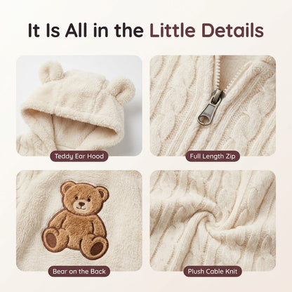 Limosia Snuggly Bear Onesie — The Cozy Fleece Hug You'll Never Want to Take Off