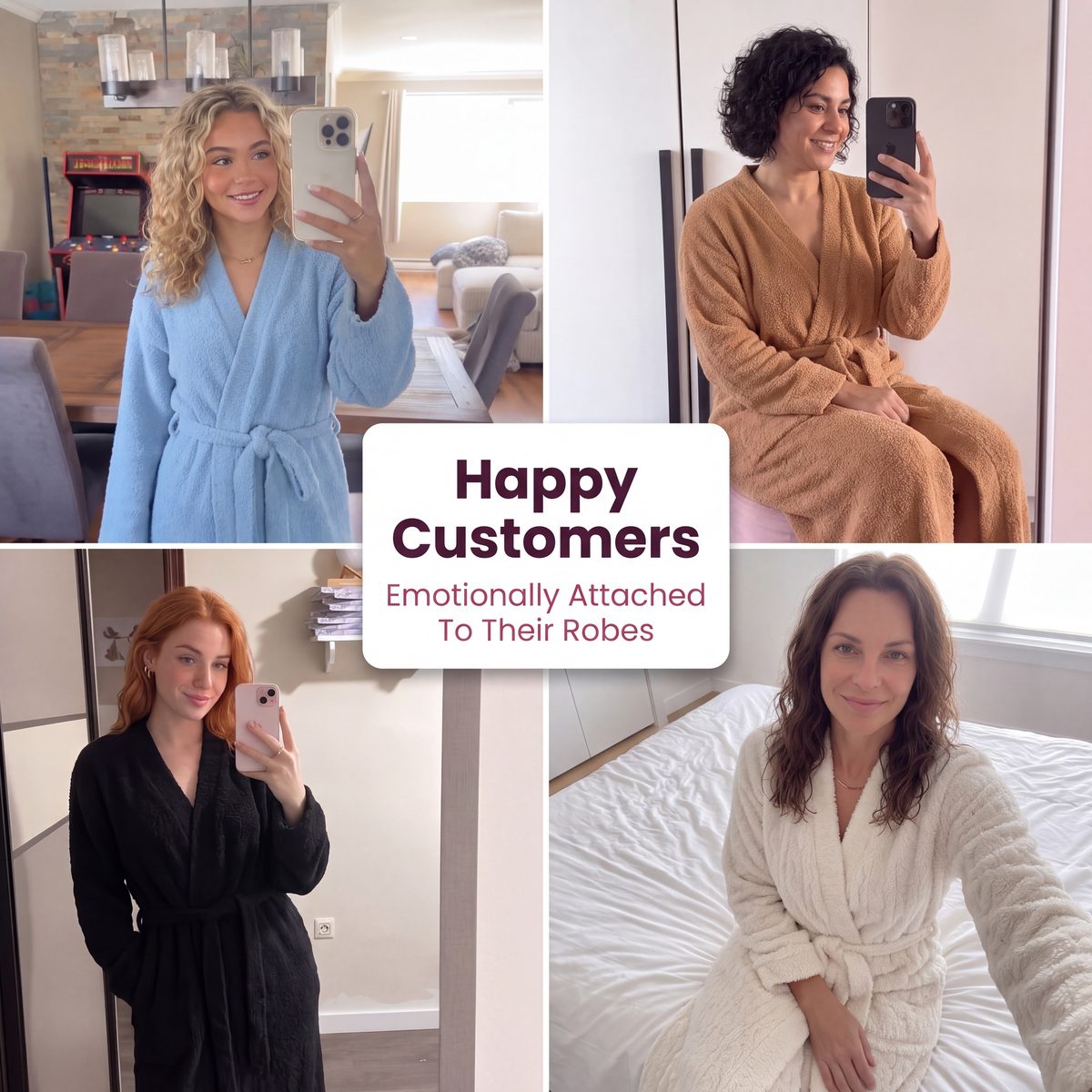 Limosia Cozy Plush Robe – Happy customers, emotionally attached to their robes