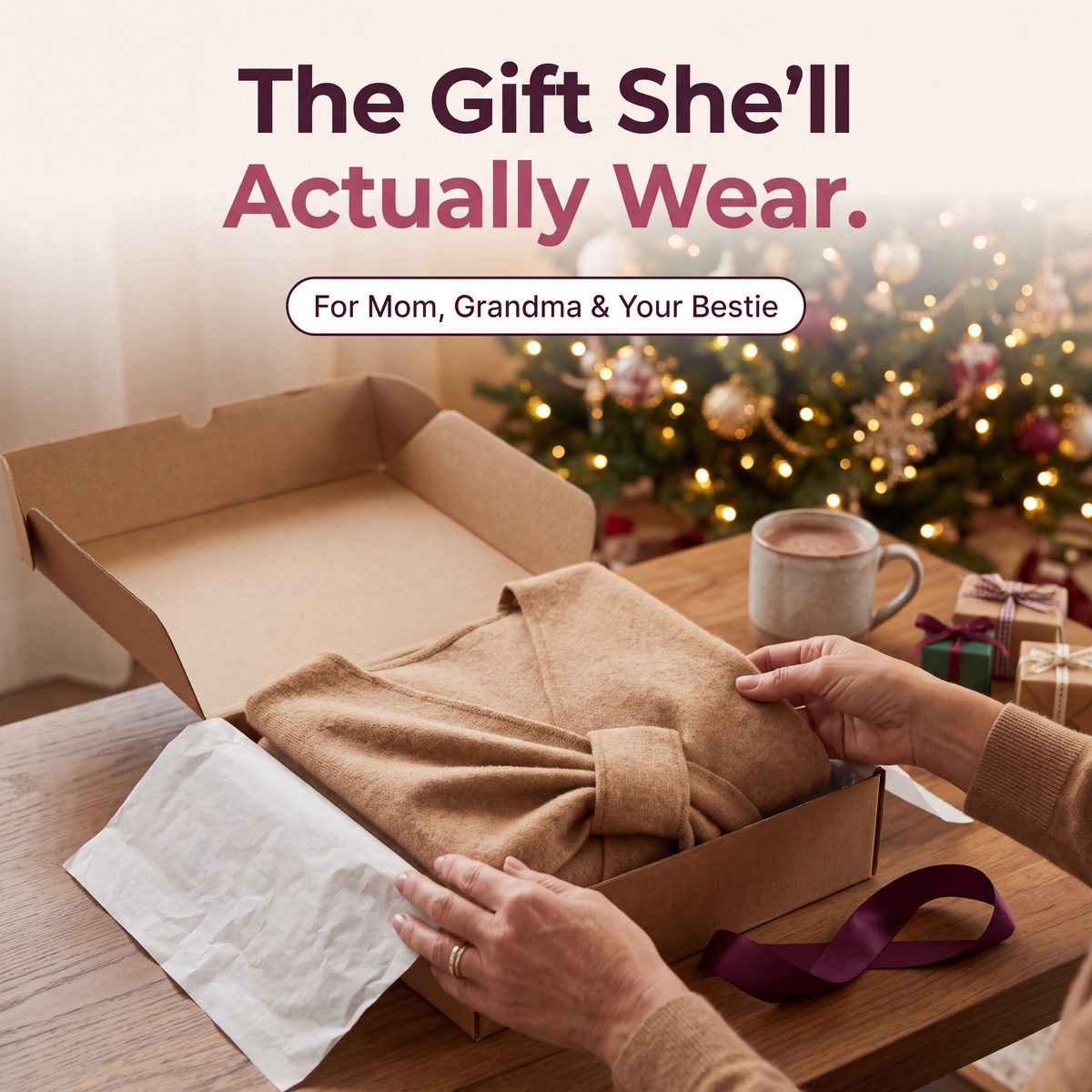 Limosia Cozy Loop Poncho Wrap – The gift she'll actually wear: for mom, grandma and your bestie