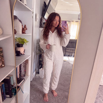 Heart Hug Onesie in White
