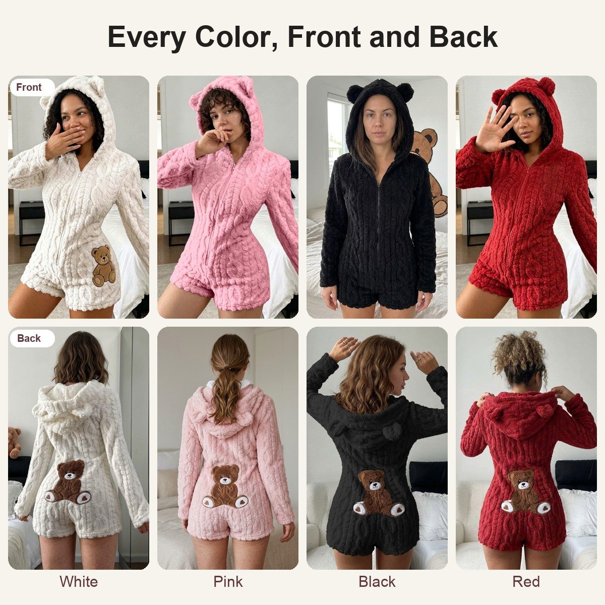 Limosia Snuggly Bear Onesie — The Cozy Fleece Hug You'll Never Want to Take Off