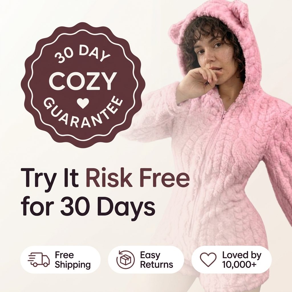 Limosia Snuggly Bear Onesie — The Cozy Fleece Hug You'll Never Want to Take Off
