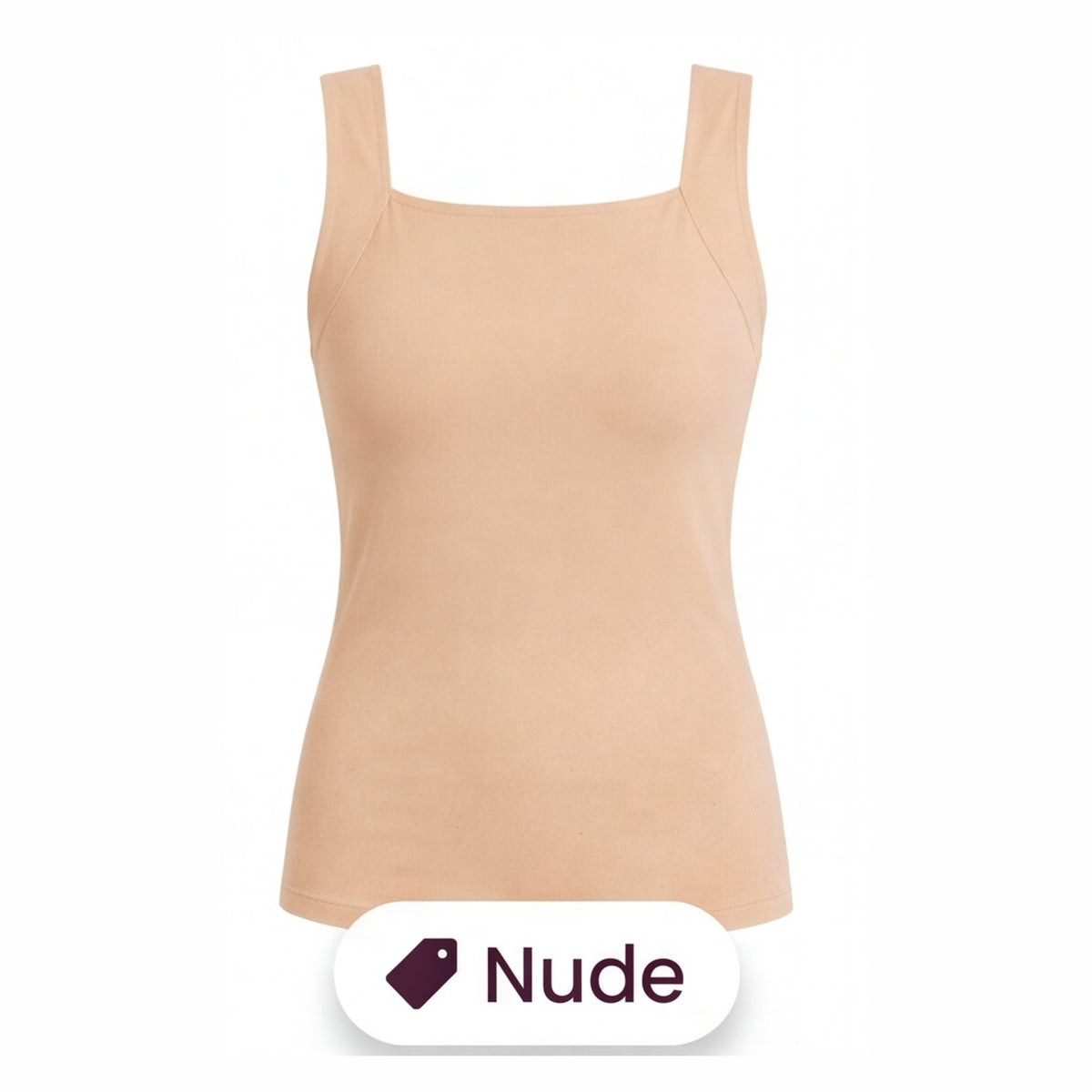 Limosia Sculpt Tank with Built-In Bra – Nude