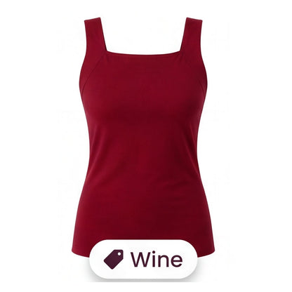 Limosia Sculpt Tank with Built-In Bra – Wine