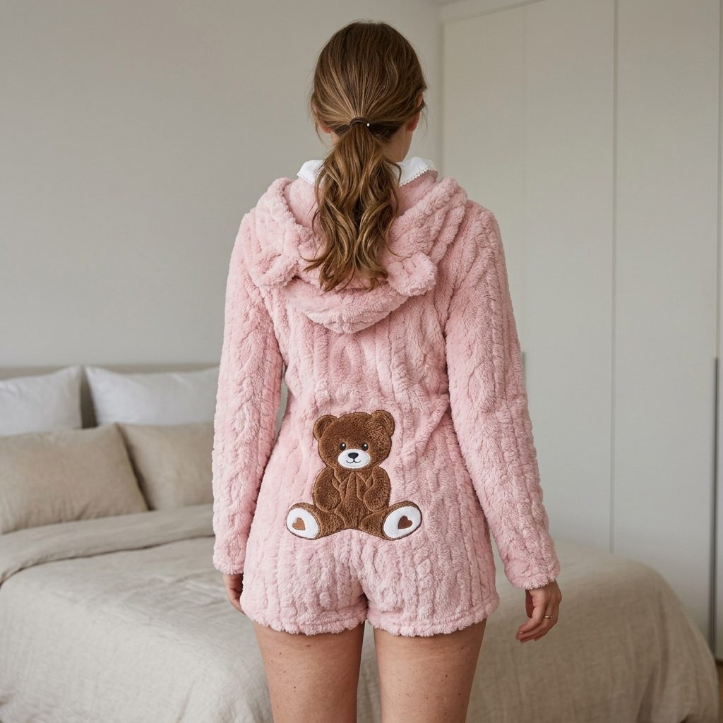Limosia Snuggly Bear Onesie — The Cozy Fleece Hug You'll Never Want to Take Off