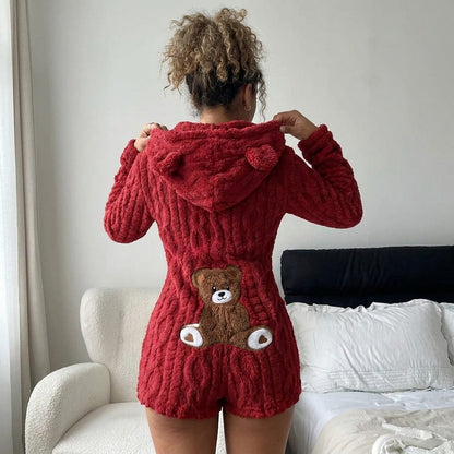 Limosia Snuggly Bear Onesie — The Cozy Fleece Hug You'll Never Want to Take Off