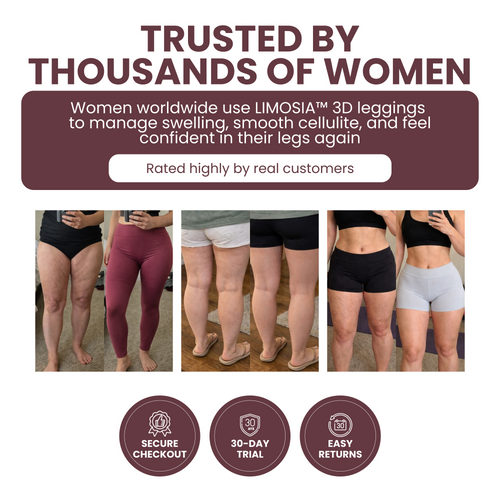 Limosia 3D Graduated Compression Leggings (BOGO)