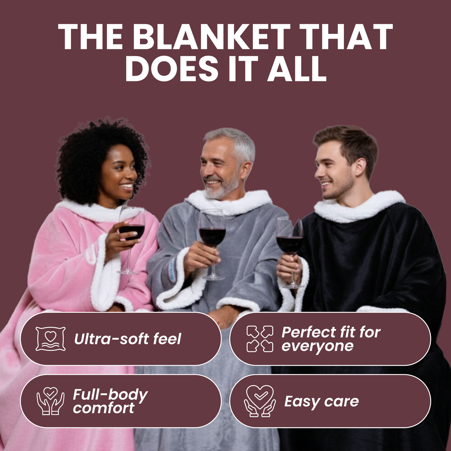 Limosia CozyWear Blanket