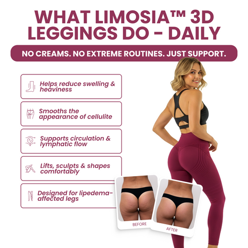 Limosia 3D Graduated Compression Leggings Cellulite