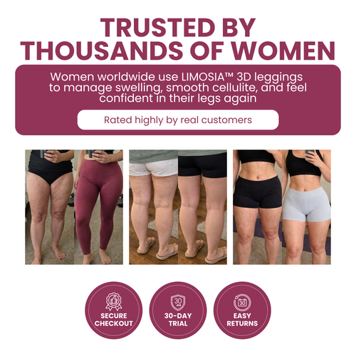 Limosia 3D Graduated Compression Leggings Cellulite