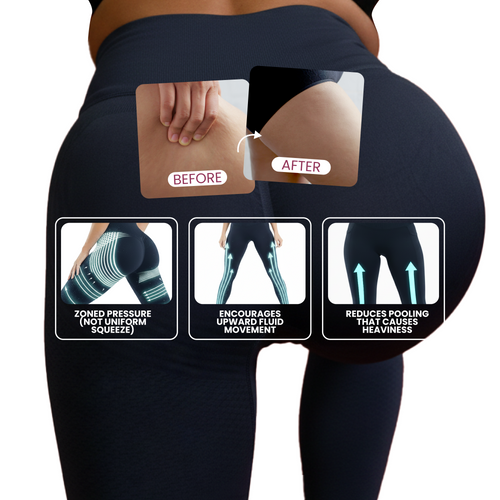 Limosia 3D Graduated Compression Leggings Cellulite