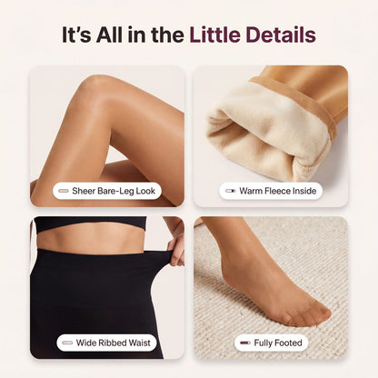 Limosia Sheer Fleece Tights