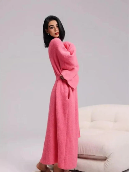 Limosia Cozy Plush Robe – Hot Pink