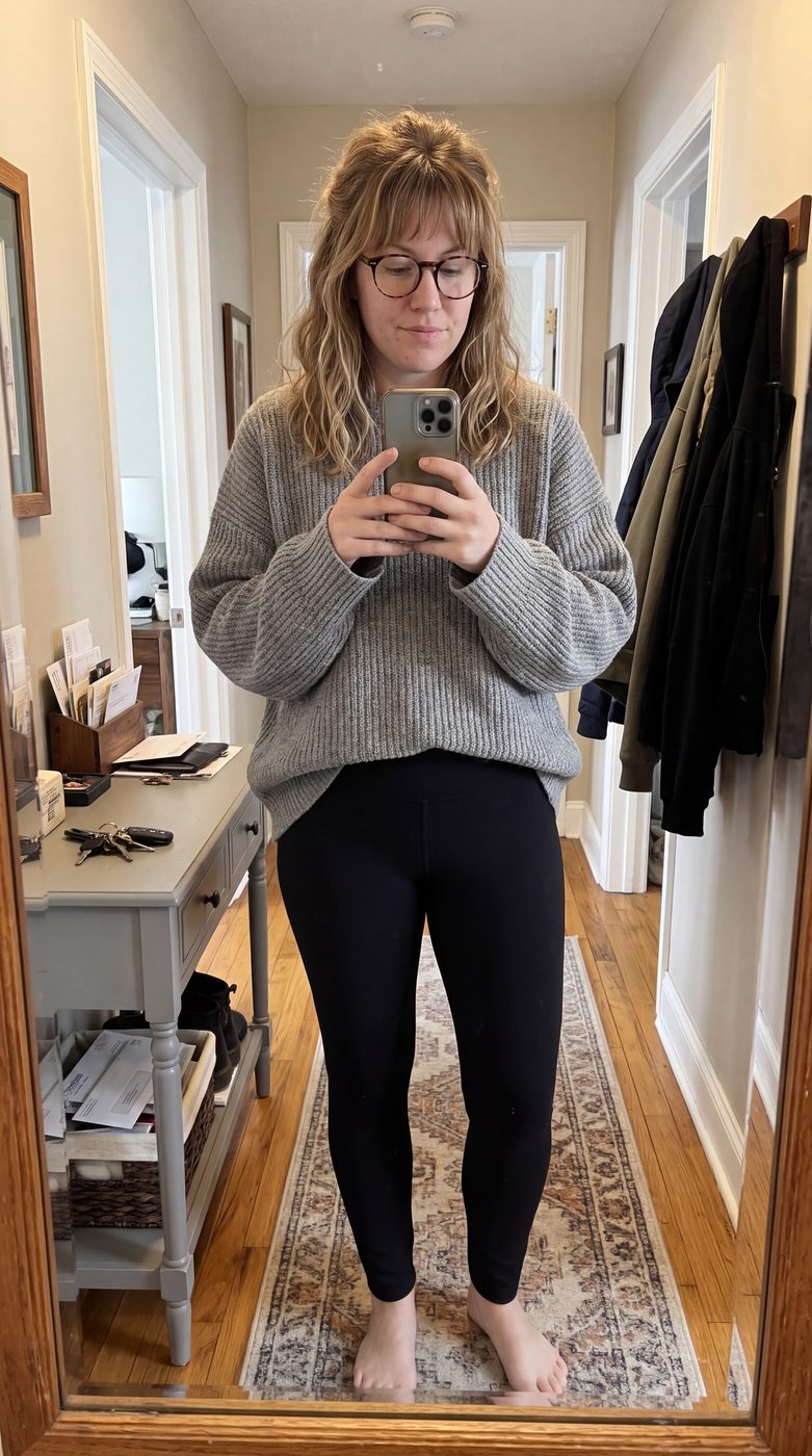 Limosia Fleece Lined Leggings worn