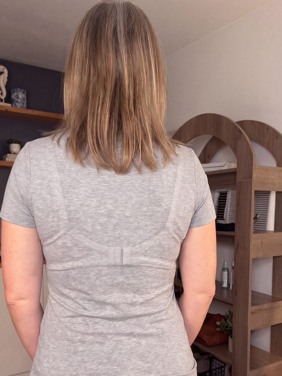 With an ordinary bra
