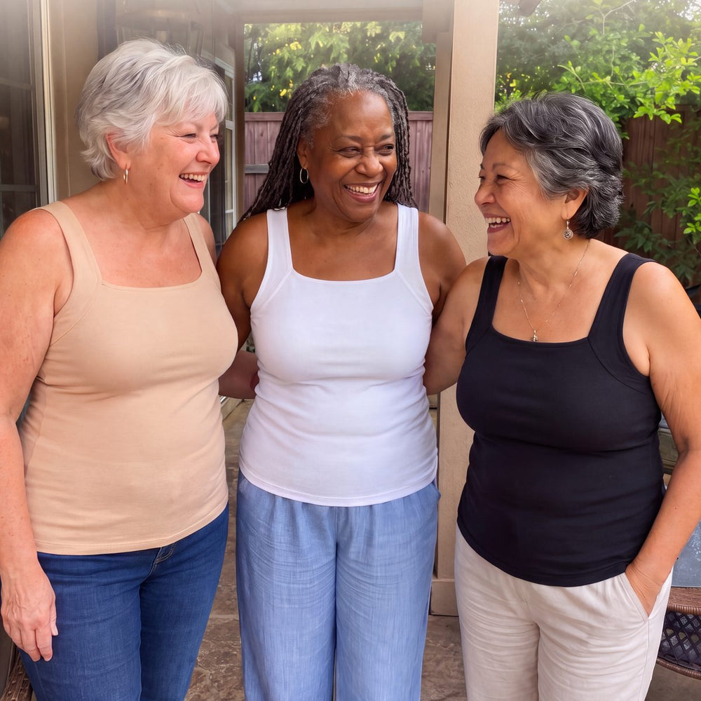 Three women in the Sculpt Tank